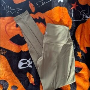 Lululemon Align High-Rise Pant 28” Bronze Green – Size 6 – Lightly Worn